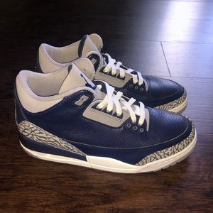 Nike Air Jordan 3 Retro “Georgetown” NEW WITHOUT TAGS OR BOX Mens 8
